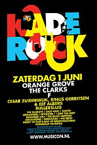 Kaderock 2013 festival poster Den Haag June 01, 2013